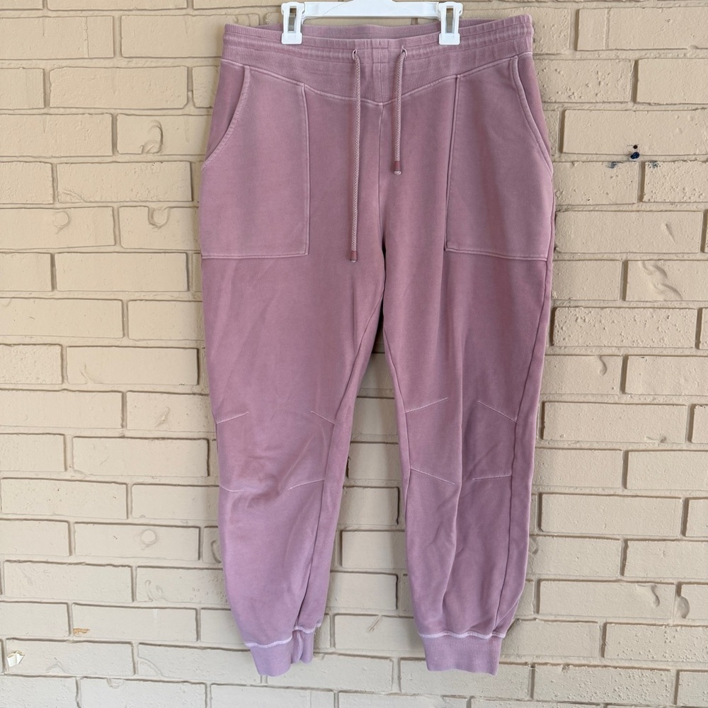 Reiss Harley Cotton Joggers Womens L Sweatpants Casual Modern Comfort Athleisure